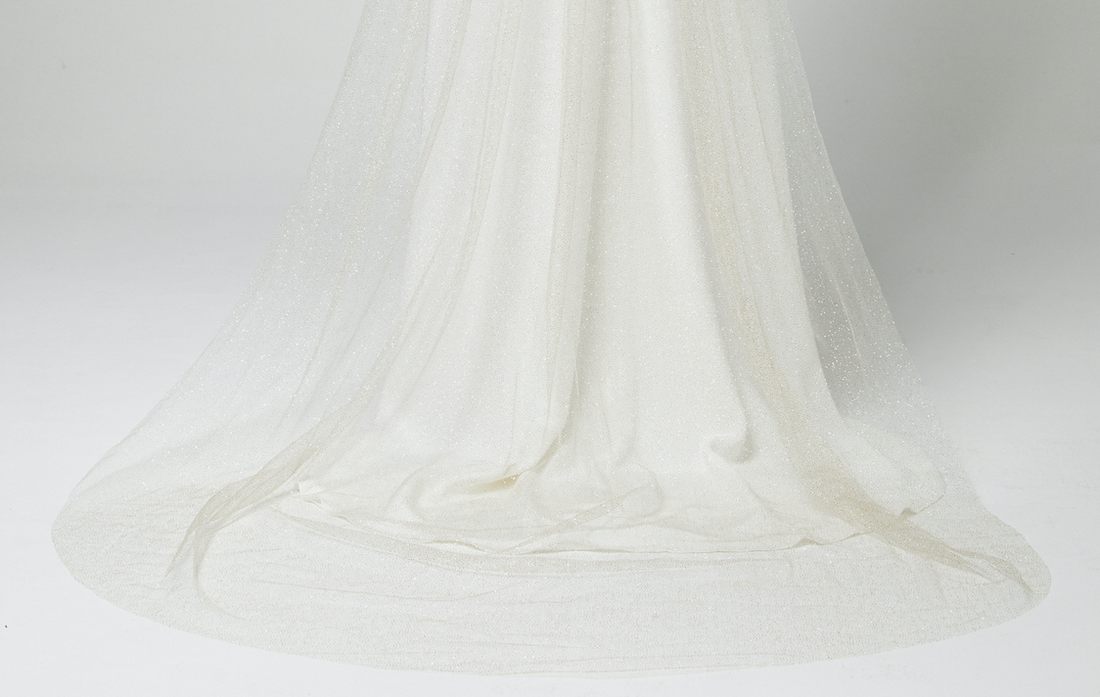 Voile Mariage Tulle Pailleté - Thêta