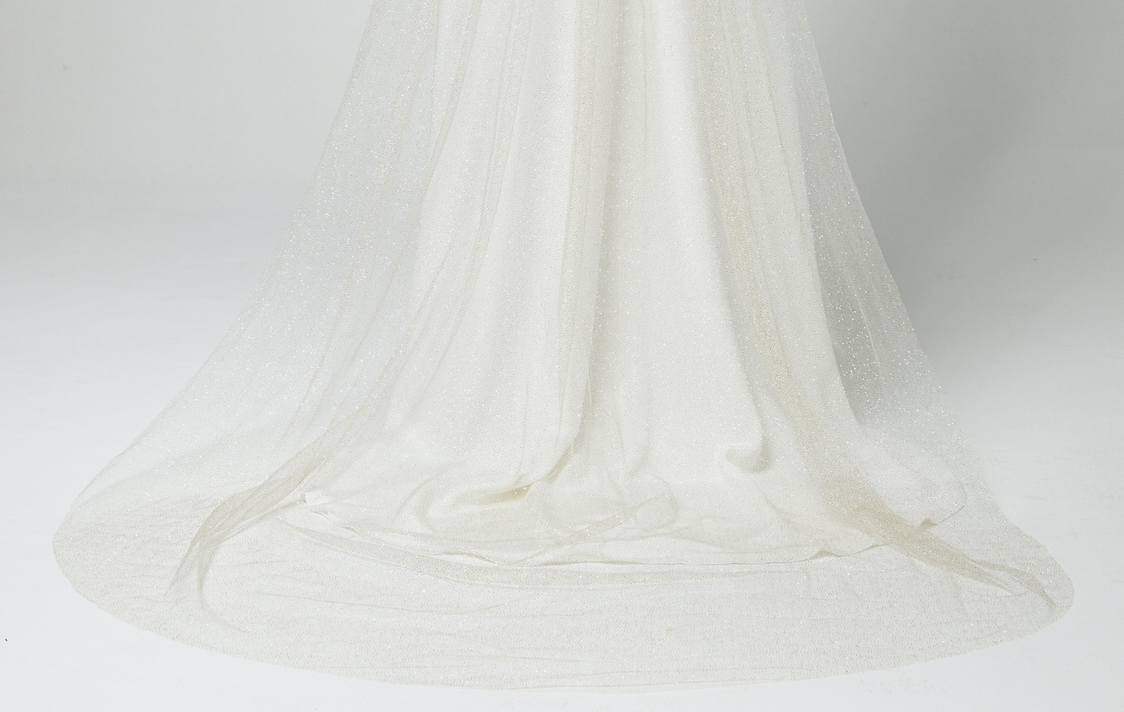 Voile Mariage Tulle Pailleté - Thêta