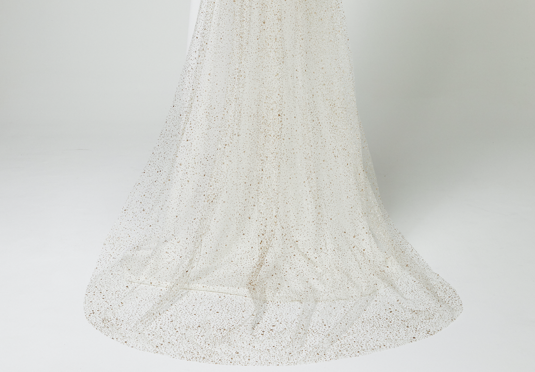 Voile Mariage Tulle Pailleté - Alpha