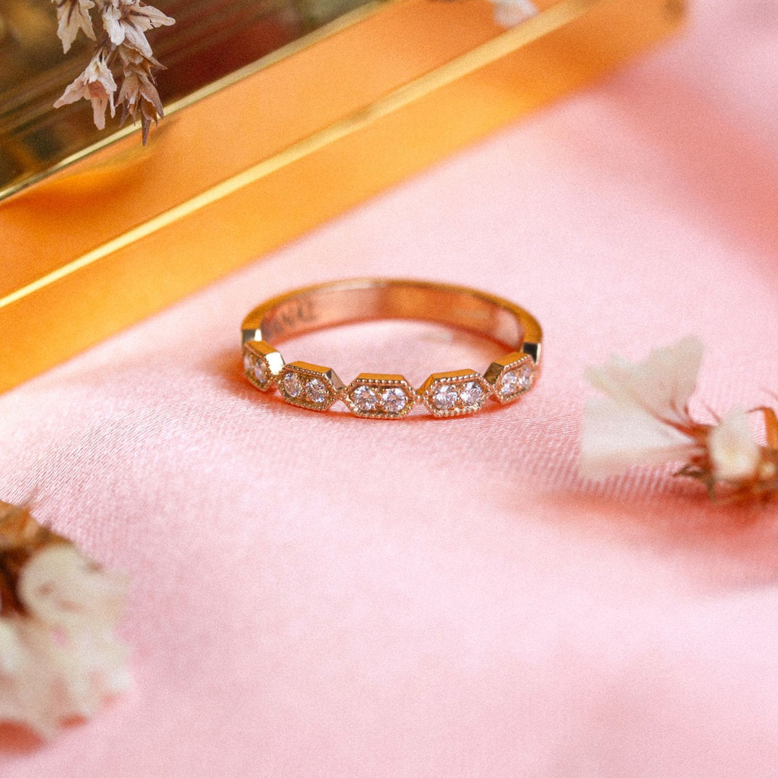 Bague Anjar Diamants - Or Rose 18 Carats