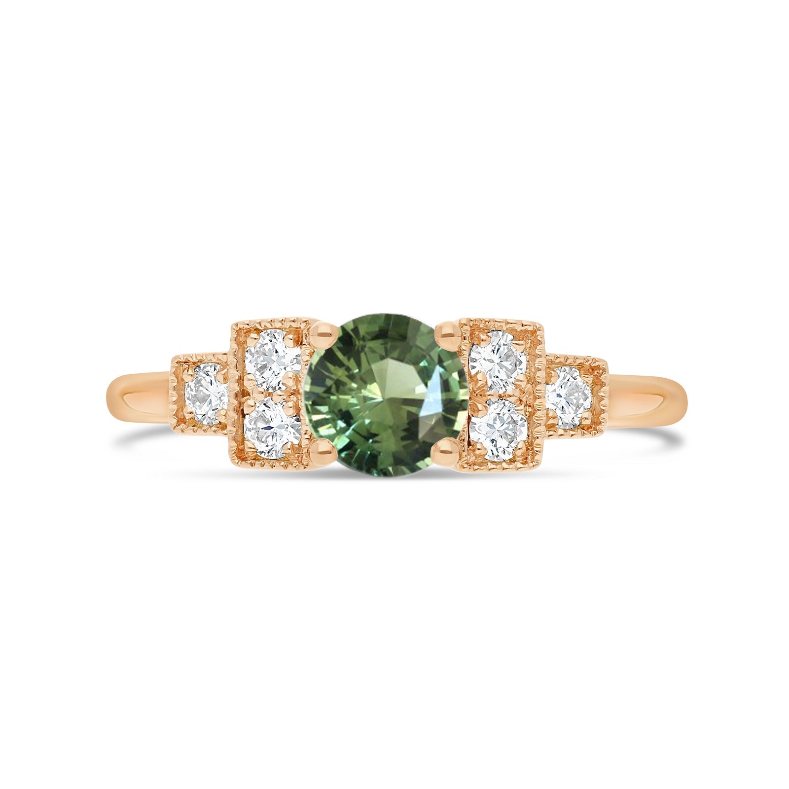 Bague Louxor Saphir Vert