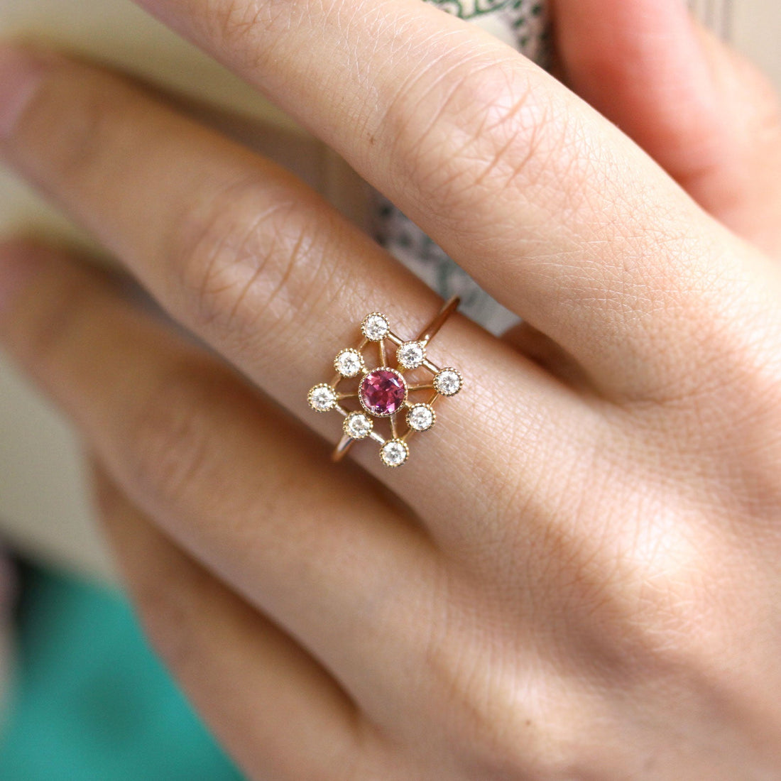 Bague Rose De Damas