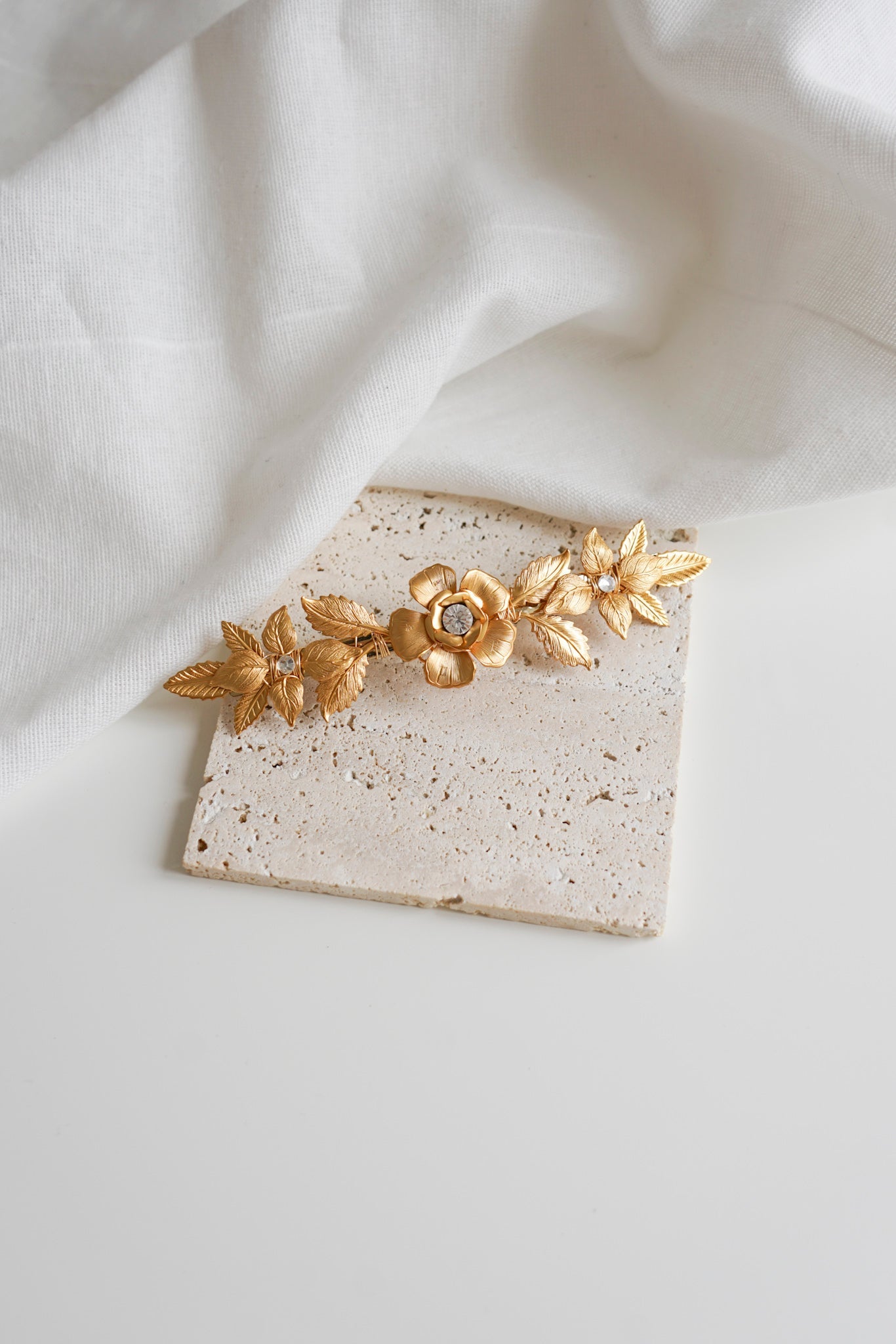 Acacia - Barrette romantique florale