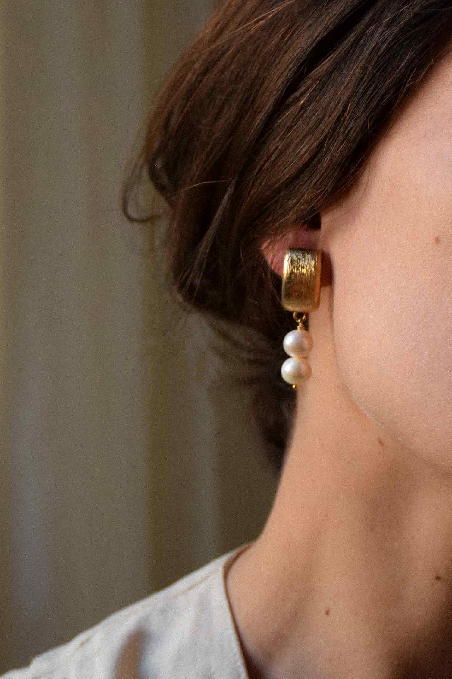 Tholonet - Boucles D'oreilles Clip